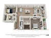 2M Floor Plan 2M Floor Plan at The Baxly, Savannah, Georgia